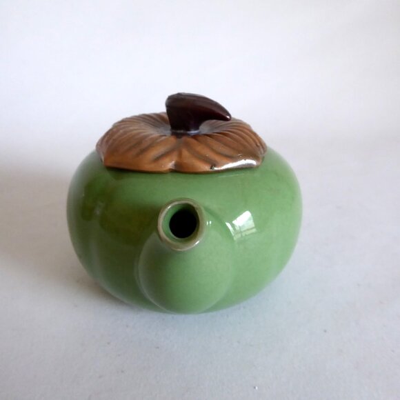 VINTAGE JAPANESE JAPAN KOTOBUKI PORCELAIN MINI FRUIT TEAPOT & TEA CONTAINER (NEW - Picture 11 of 15